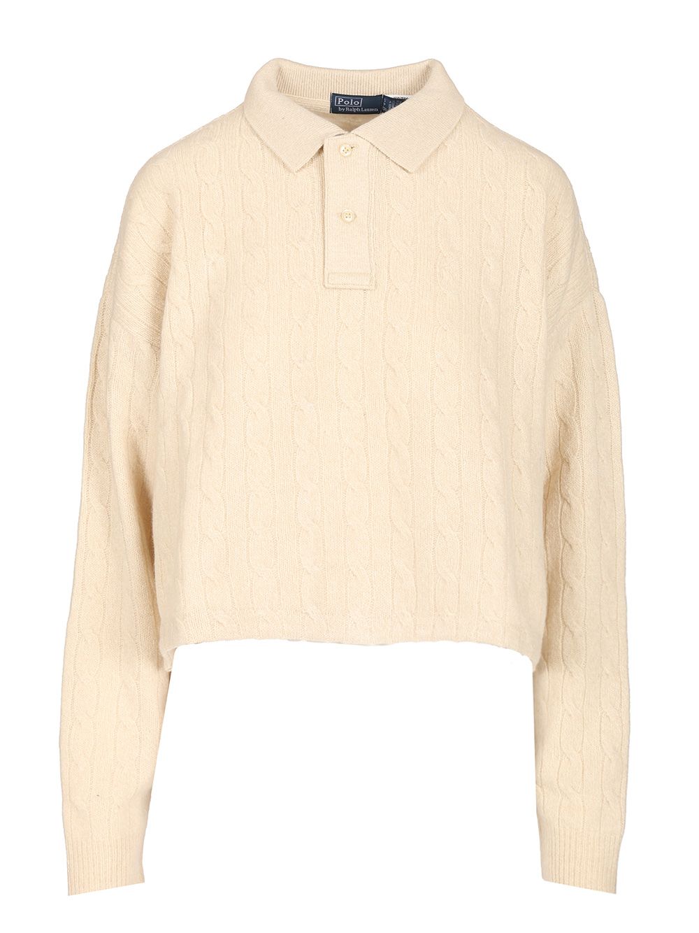 Polo Ralph Lauren Wool And Cashmere Polo shirt - Bianco | bc7bd1cc5a0fe4592c5292825d6118f5f4ff19b0