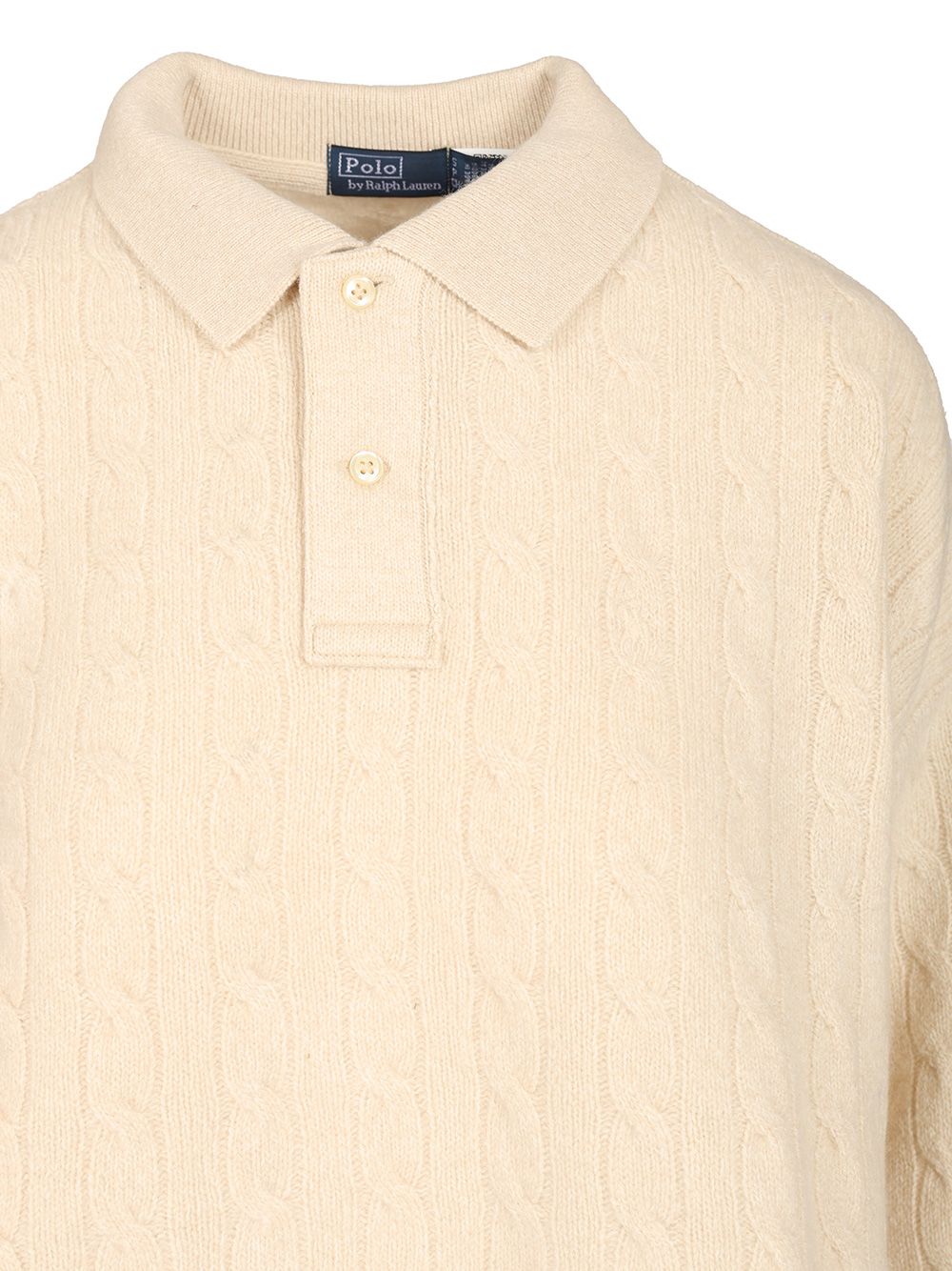 Polo Ralph Lauren Wool And Cashmere Polo shirt - Bianco | 0ed0d2c3e5c1f1a695ca177adaaac85da682f87d