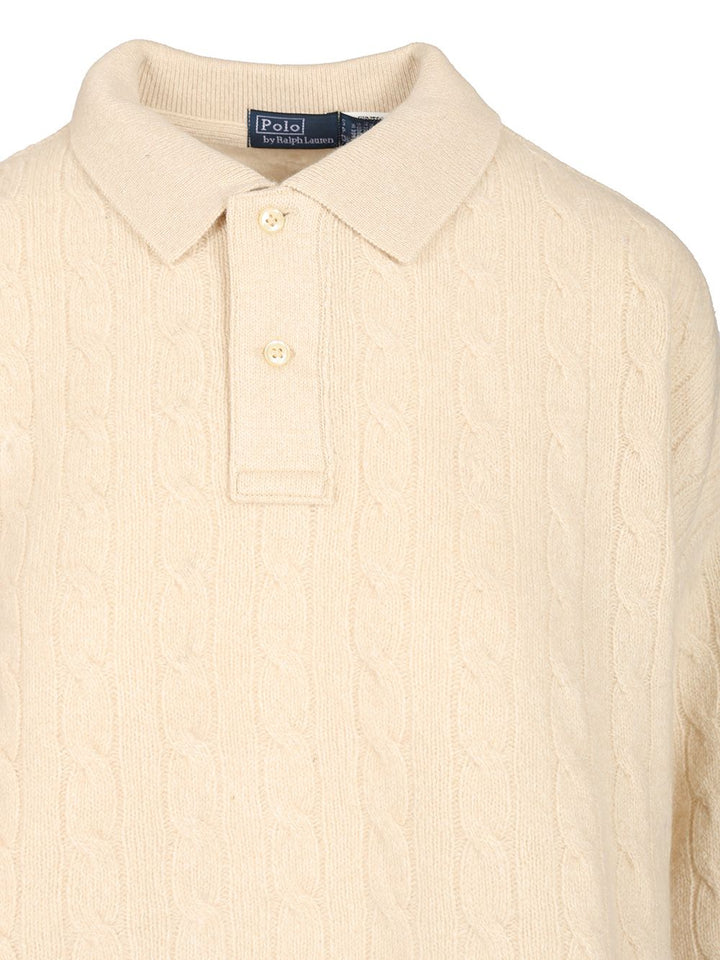 Polo Ralph Lauren Wool And Cashmere Polo shirt - Bianco | 0ed0d2c3e5c1f1a695ca177adaaac85da682f87d