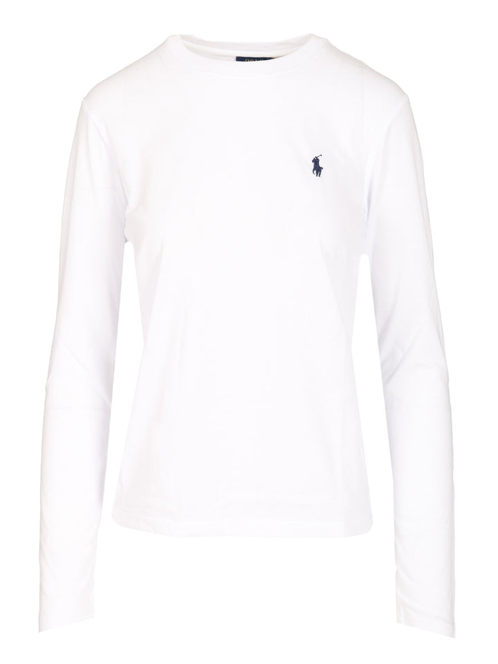 Polo Ralph Lauren Long-Sleeved T-Shirt - Bianco | c5c1f19791a4c721fdaa01a6886674671caedfc9