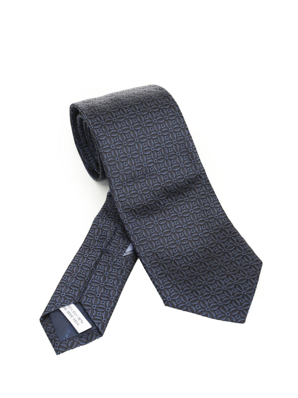 Ferragamo Gancini Jacquard Tie Ties And Bow Ties - Blu | 55036ca5087c256e60f868bb6b71246db97b0631