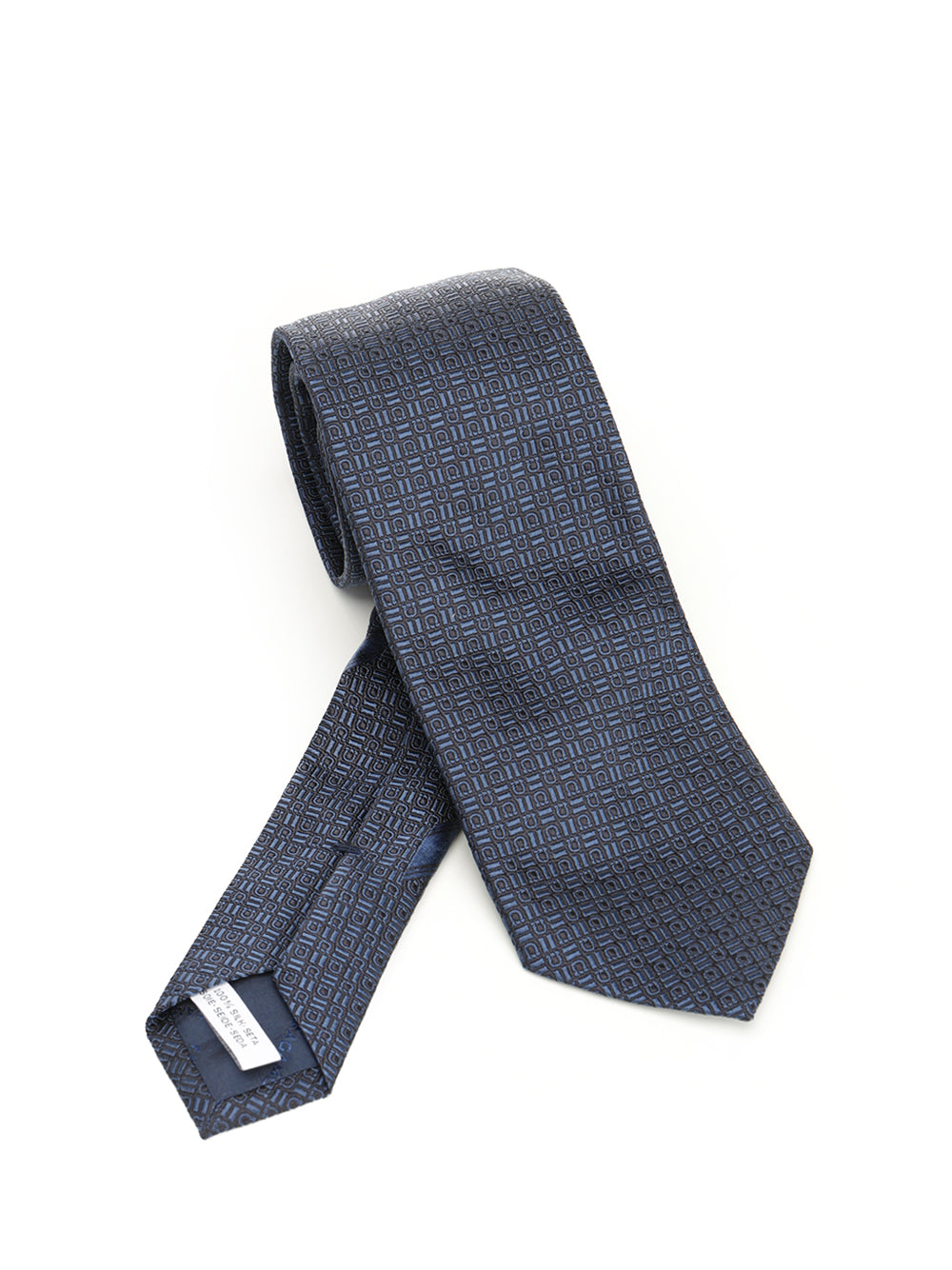 Ferragamo Gancini Graphic Jacquard Tie Ties And Bow Ties - Blu | 0d8ced4f6da5555e7d4c67c94b49a644499d9210