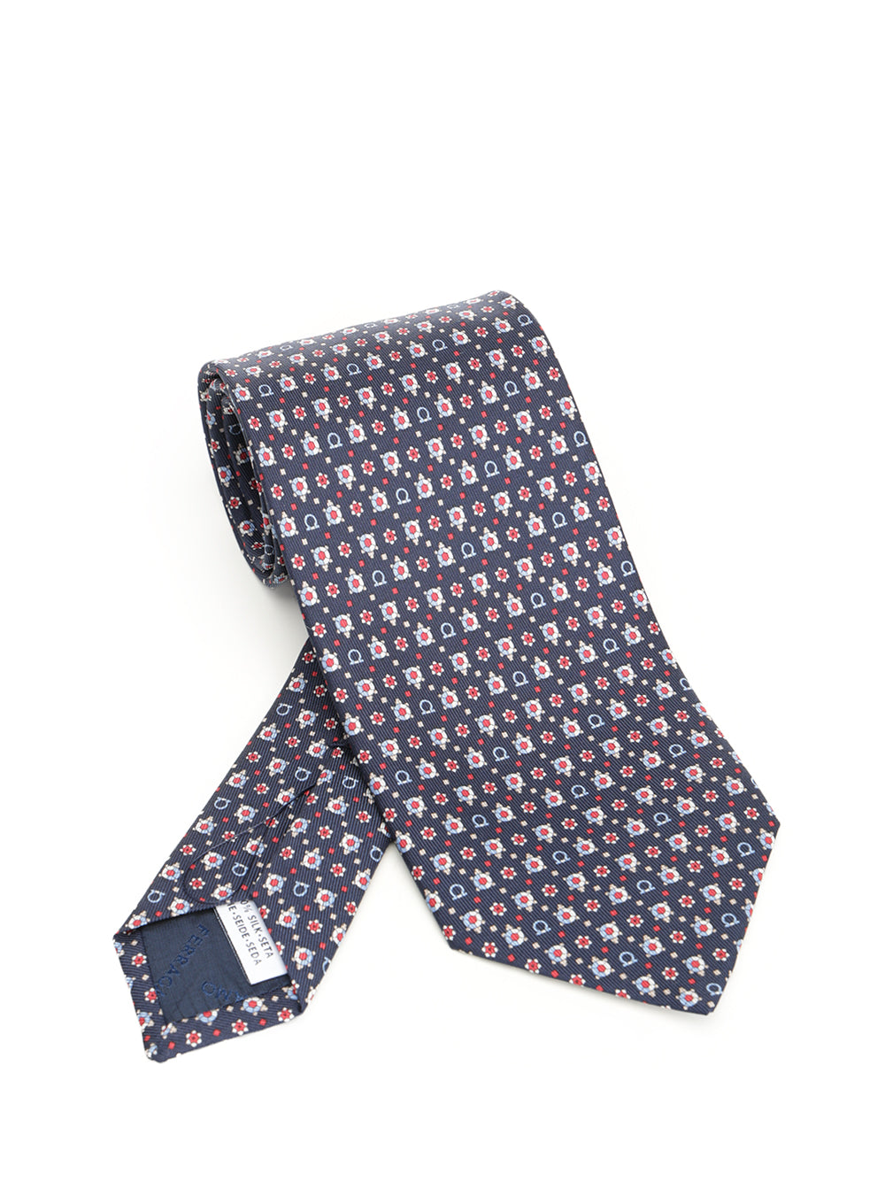 Ferragamo Turtle Print Silk Tie Ties And Bow Ties - Blu | 4aa731da9ab51b2cd4a45dcebcfd603c20963fb9