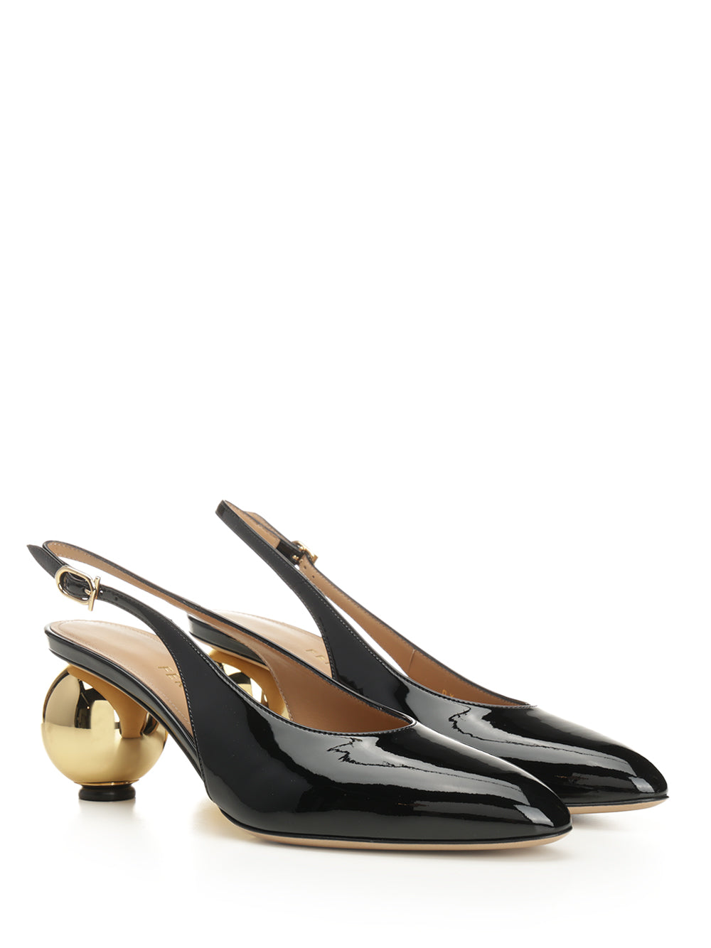 Ferragamo Patent Leather Slingback Scarpe basse - Nero | 9bc56c88c698f18300d5c3190fcbb3d9d0f63a34