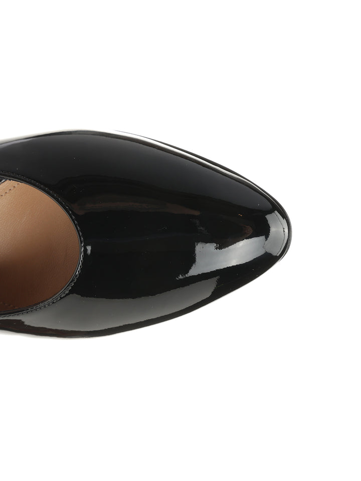 Ferragamo Patent Leather Slingback Scarpe basse - Nero | 8d1e359b723c2fd0473e58973324b831ea576d3d