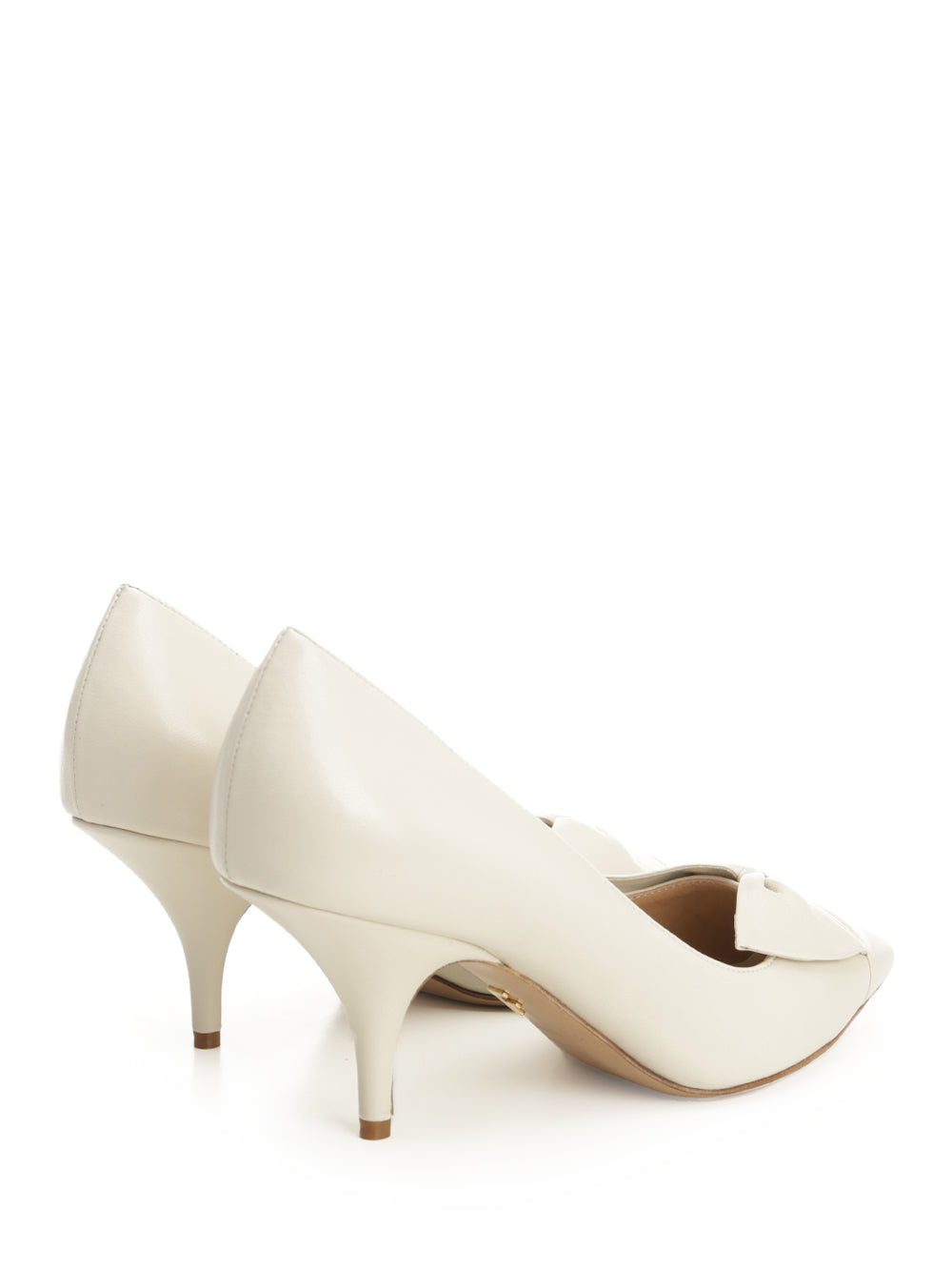 Ferragamo Bow Pump Decollete - Bianco | c54f031e76d2f6f214d42d1ed4cef4d32bbbecc8