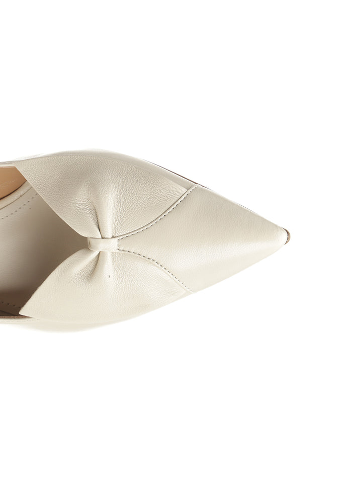 Ferragamo Bow Pump Decollete - Bianco | 8724723ff8db002711a0e87431661db575f389bf