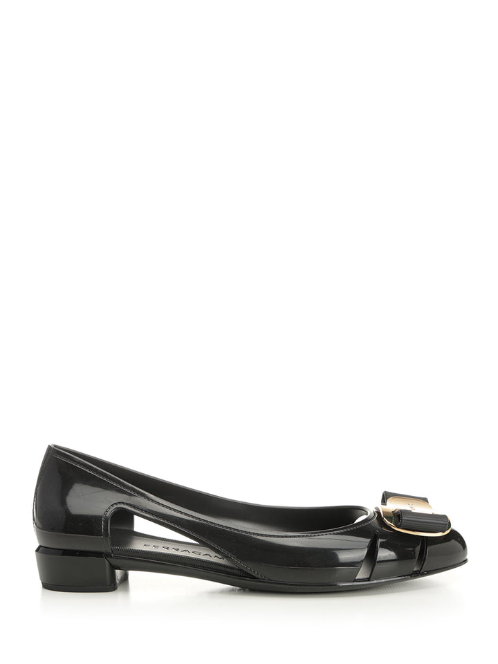Ferragamo Pvc Ballerina Scarpe basse - Nero | 3922ee5292c29be6ba129e89a40c1cded48fba2c