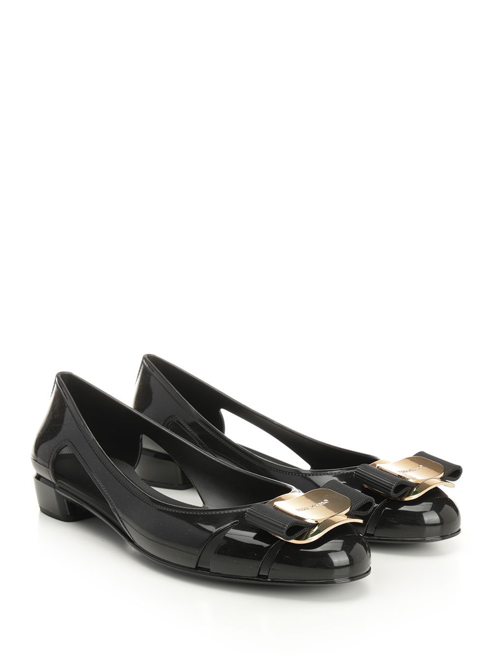 Ferragamo Pvc Ballerina Scarpe basse - Nero | d006d17778c9e88dece95e60a065038deba59515