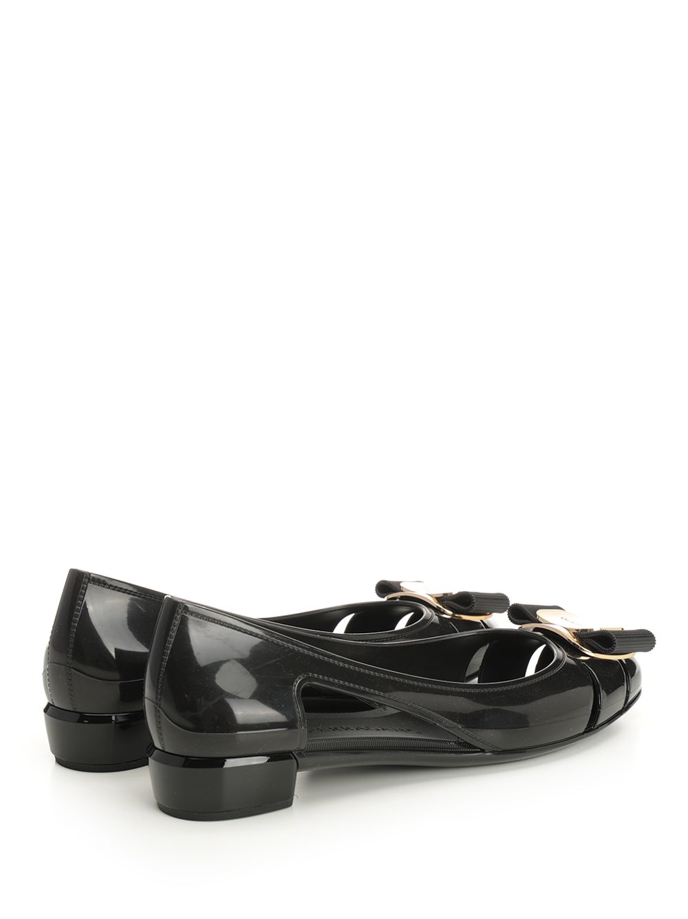 Ferragamo Pvc Ballerina Scarpe basse - Nero | ece29b1ef1b34bd48195ac3a4282f7a834402235