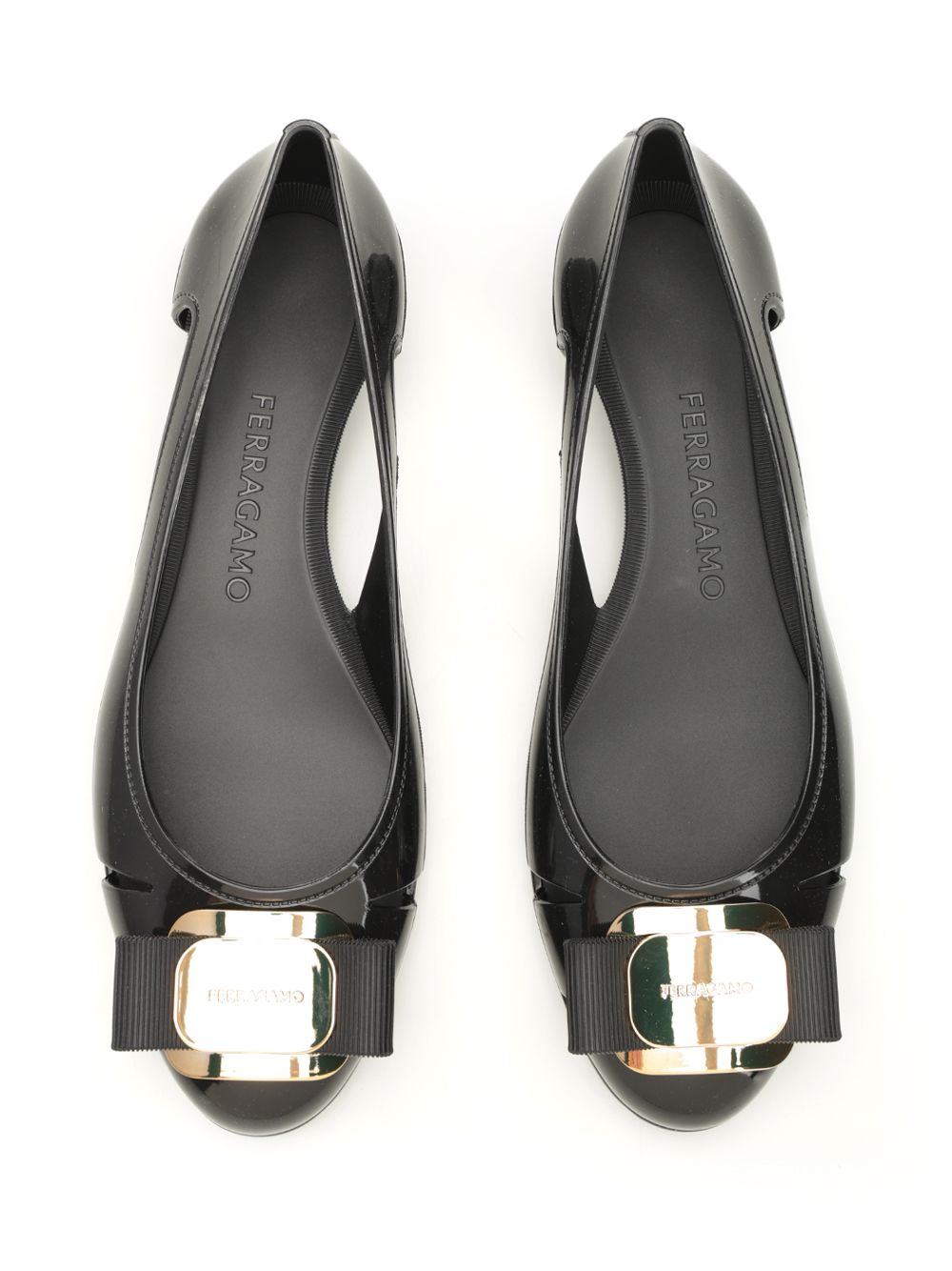 Ferragamo Pvc Ballerina Scarpe basse - Nero | 3aefc019bfef4c40a7df3e1e039f5677e3d80d99