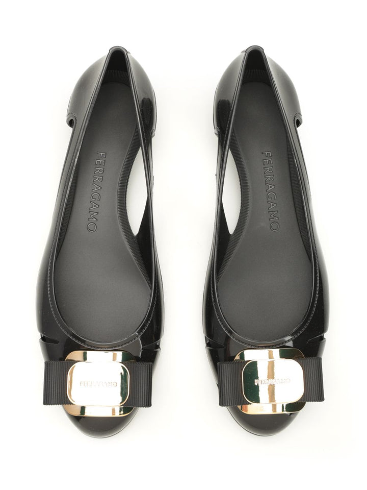 Ferragamo Pvc Ballerina Scarpe basse - Nero | 3aefc019bfef4c40a7df3e1e039f5677e3d80d99