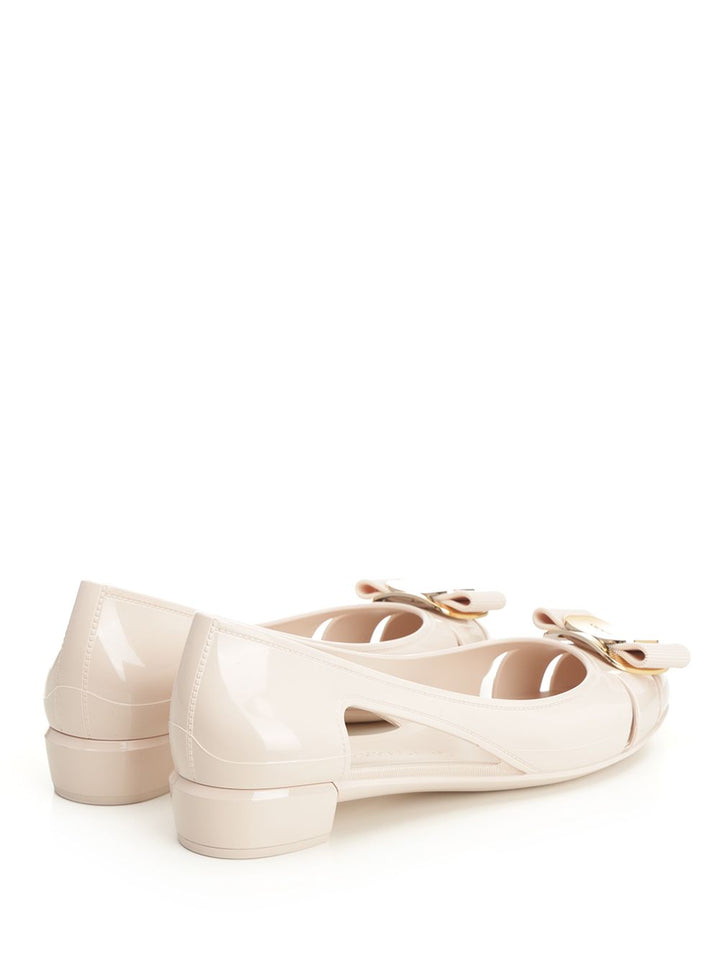 Ferragamo Pvc Ballerina Scarpe basse - Rose | 09cc6f9be9765472750f036b9dd876ff8860adf8
