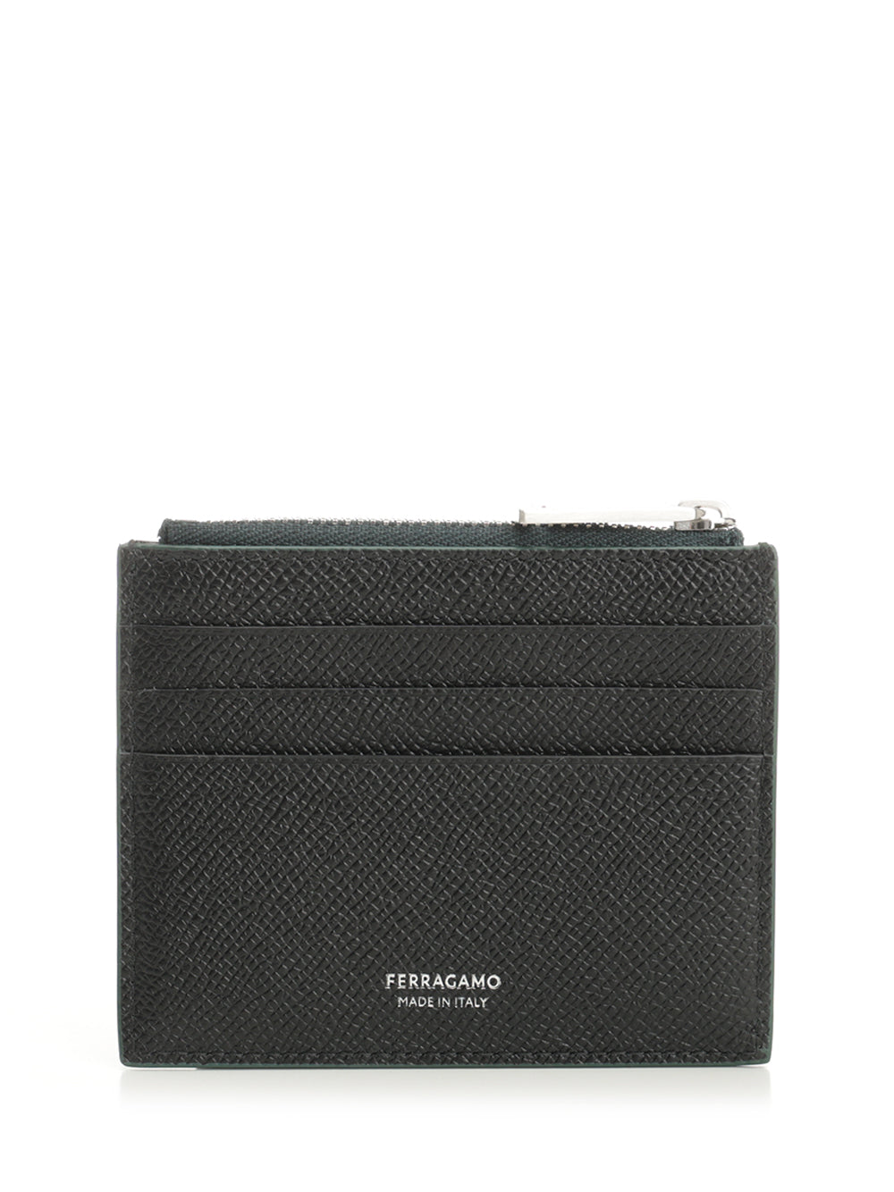 Ferragamo Card Holder With Zip Wallets - Verde | 2c906e4daa9fae7cde0ce98f5667e8282a2d3852