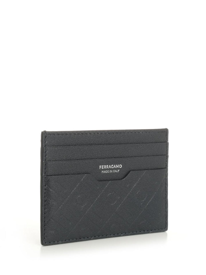 Ferragamo Leather Card Holder Wallets - Blu | 861533d416f45ec9558ad704c14ea9cfbbecab27
