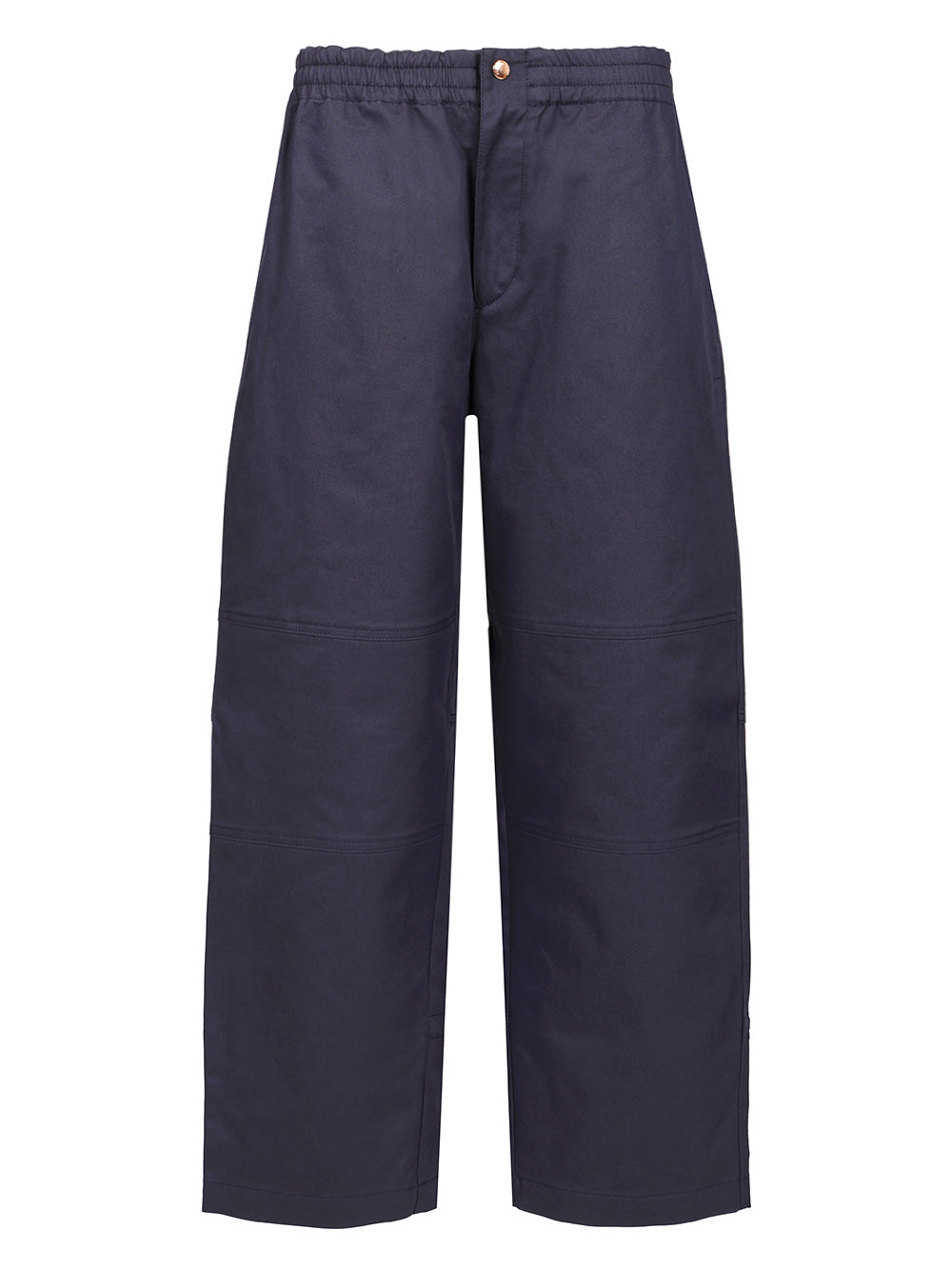 Moncler Genius Cotton Gabardine Trousers - Blu | e7a3e82bb53dae70376dd6bbaffccd639a46d72c