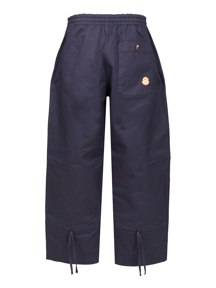 Moncler Genius Cotton Gabardine Trousers - Blu | b61e65421349684759db8282579f9a0799aa3478