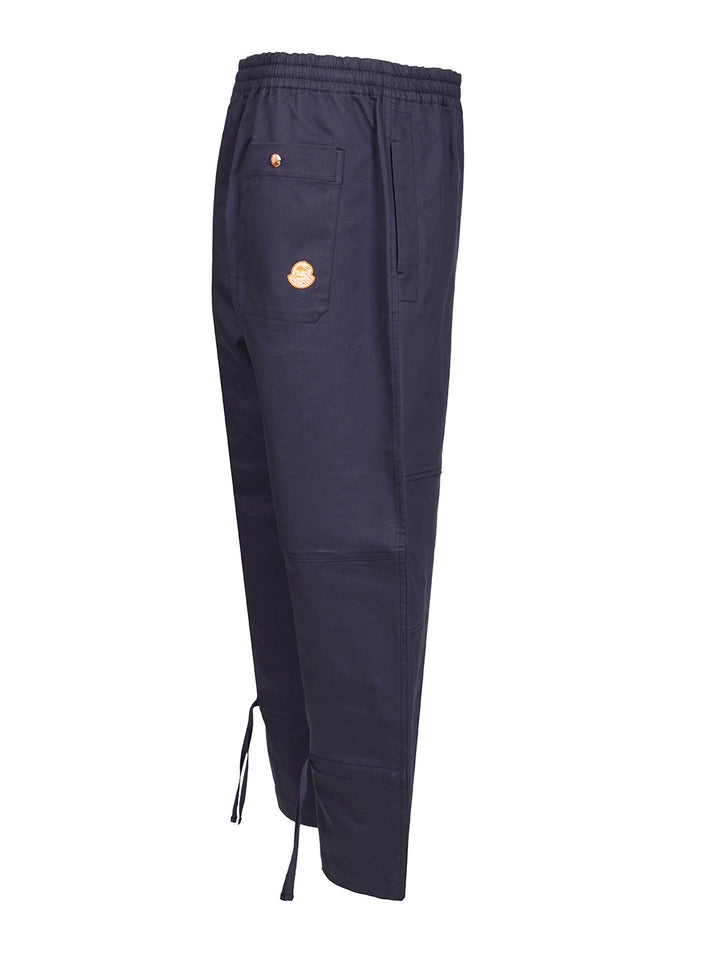 Moncler Genius Cotton Gabardine Trousers - Blu | 1f34aabf82dc00115f3eb824fd40ee496f36249e