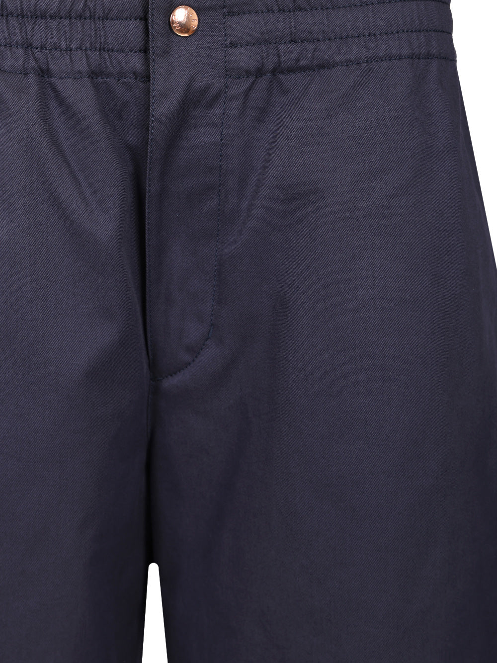 Moncler Genius Cotton Gabardine Trousers - Blu | d4380cd70947e84edb8ebb974c5954f52e6593eb