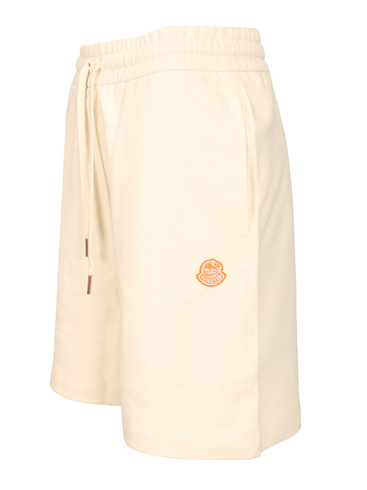 Moncler Genius Cotton Shorts Trousers - Bianco | d6424decb8032b7a03ea834d1805e05575ed12e5