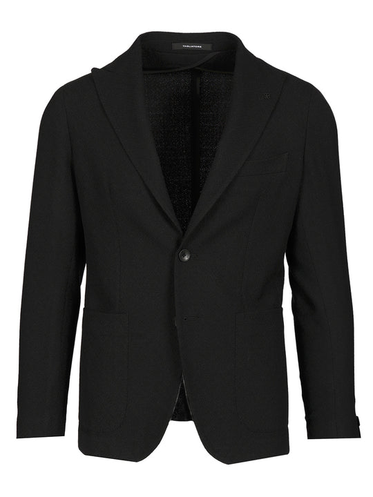 Unlined Wool Blazer Giacche Nero