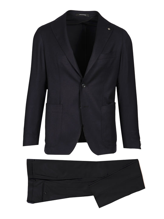 Wool And Silk Suit Abiti Blu