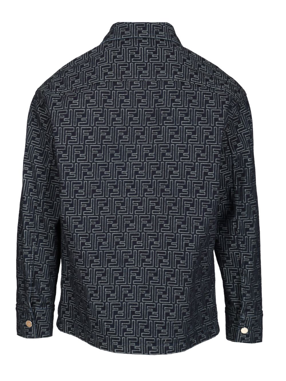 Fendi Selleria White Jeans Jacket Giacche - Blu | 2ef32d44b5d447f5c601ff3b9823e34d2c482118