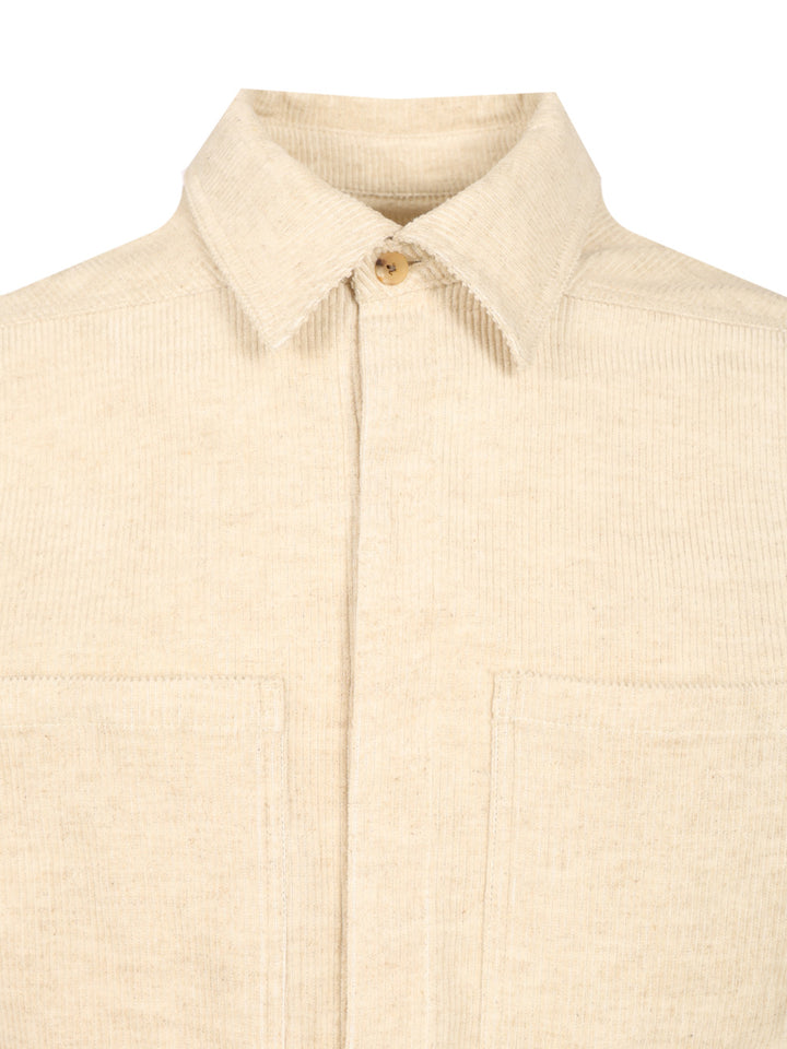 Rick Owens Overshirt Shirts - Bianco | fe7a53e56583eb50cd8d43e0528f5d706063ae68