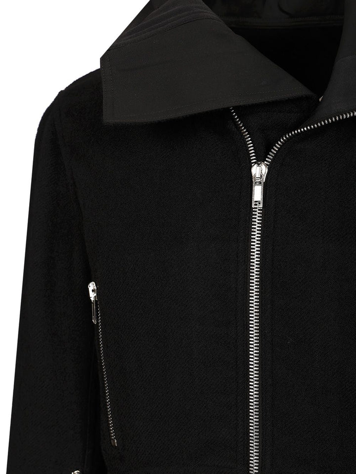 Rick Owens Exploder Coats - Nero | 7bd61afd903e403242de9668889a98e5b128b968