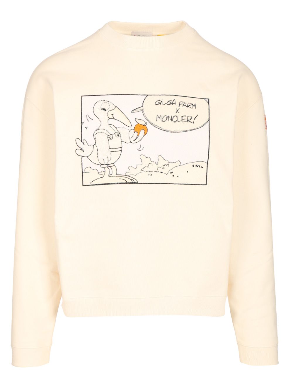 Moncler Genius Cotton Sweatshirt Sweatshirts - Bianco | 22cbfe4fc232327c912aae4e0c1ed7c73619eab1