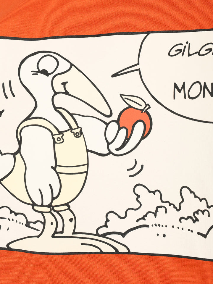 Moncler Genius Cotton T-Shirt - Arancione | 9f6e54b6eae484d81135f171d0c833bbcf3c1ca4