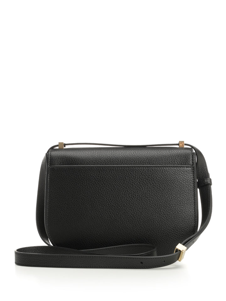 Ferragamo Double Gancini Shoulder Bags - Nero | 679f5d6f4ebd187b1a2039341af314c0a06d759e