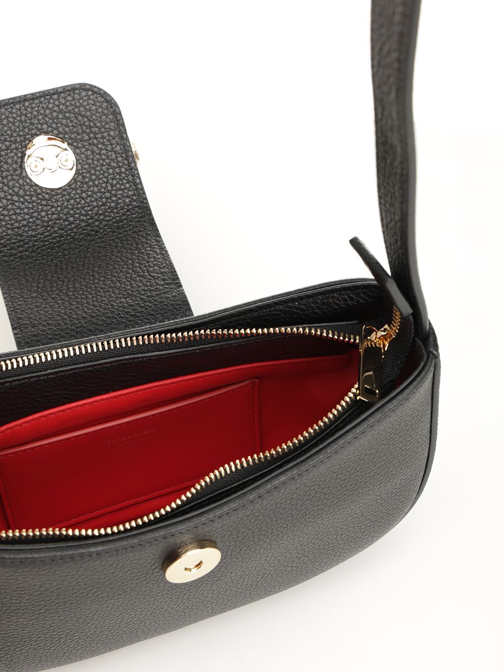 Ferragamo Double Gancini Small leather goods - Nero | 7491d79bf4a486b160c930b6cfddc721dcd8144f