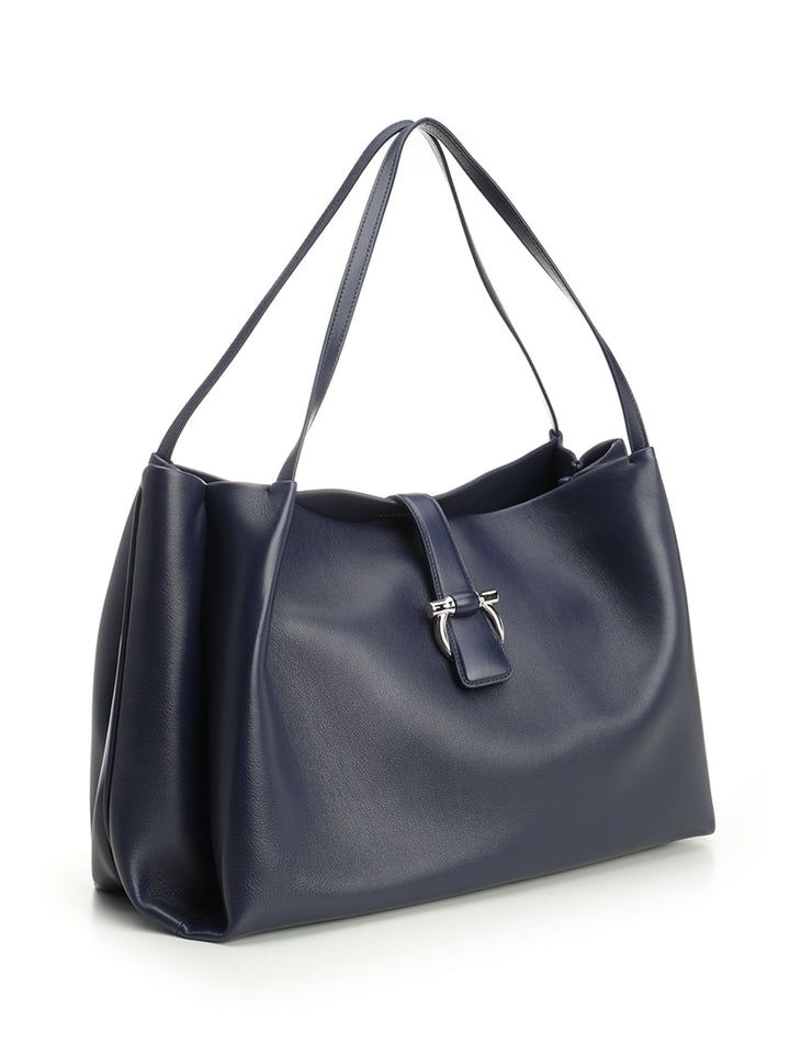 Ferragamo Tote Bag Shoulder Bags - Blu | 66cad2f1e9718ba81d04f5cde79c5e0cff1fb45a