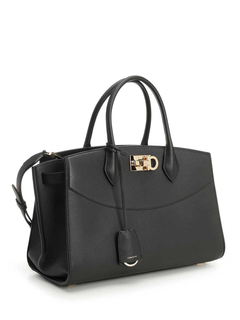 Ferragamo Top Handle Bag Handbags - Nero | cb935b82ad9e7dfa932de86ad27aec9039117a61