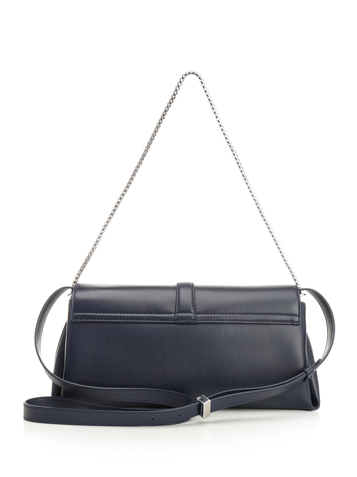 Ferragamo Shoulder Bag With Front Flap Shoulder Bags - Blu | 06dbd8a7befbe03bc45a043278845e0f5e98cfb9