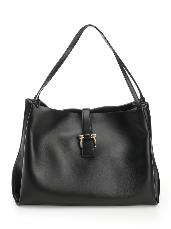 Ferragamo Tote Bag Shoulder Bags - Nero | 804108440a4eded2b91ce3c898aadb1f306ece6e