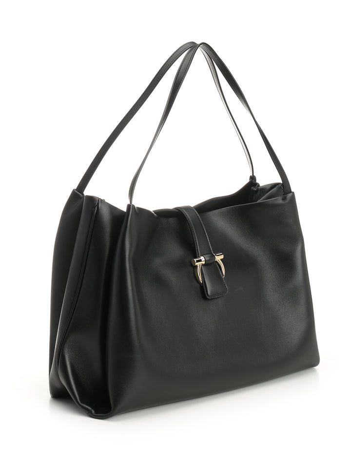 Ferragamo Tote Bag Shoulder Bags - Nero | ccdfdd9ab2180ecad7be961de340ef9207c1aa85