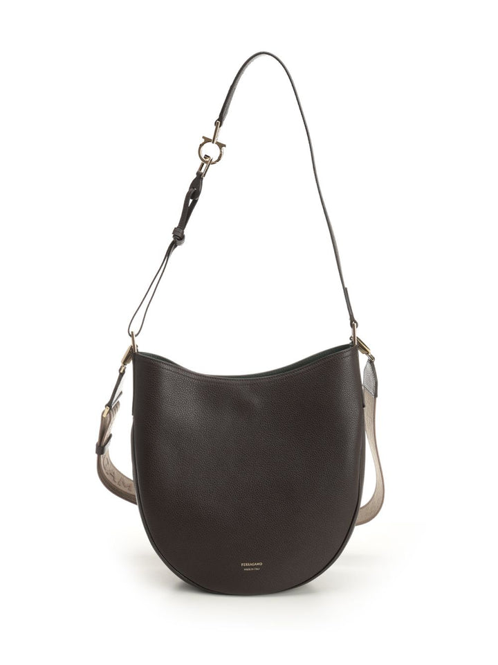 Ferragamo North-South Shoulder Bags - Marrone | f8838f81713058949134752cce8054cab726b8e7