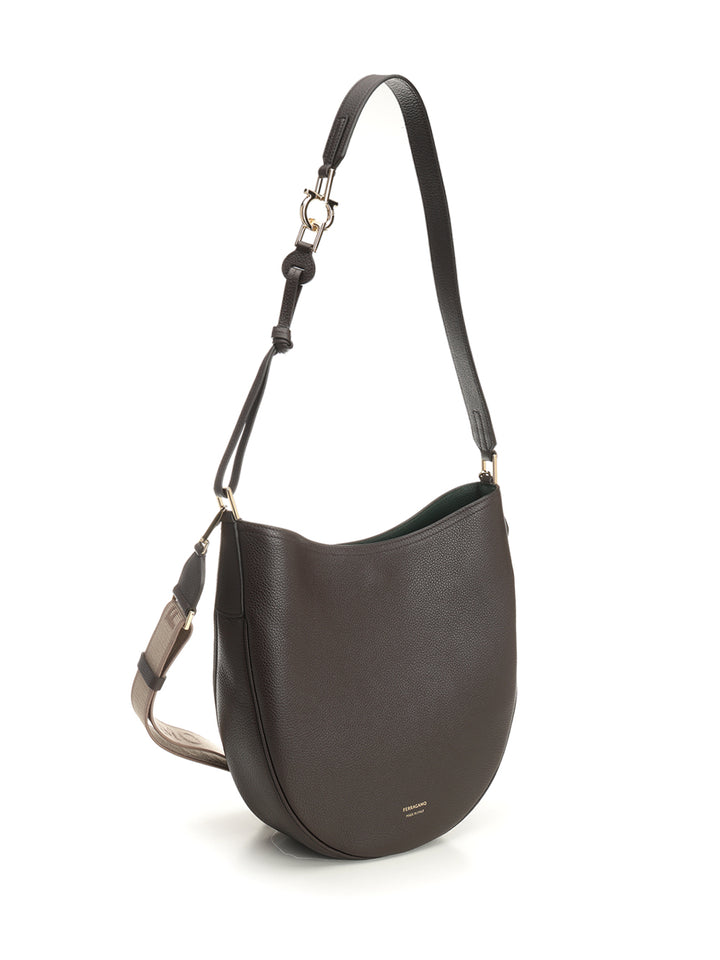 Ferragamo North-South Shoulder Bags - Marrone | 72897d1a3aead99c3d75ba8ef04077e38e96e3d1