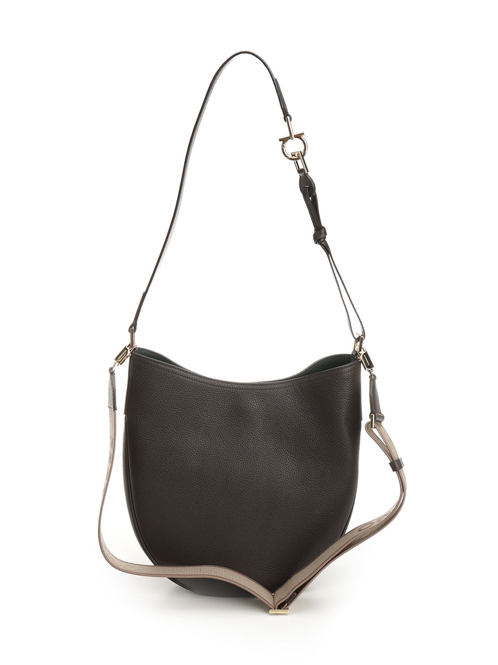 Ferragamo North-South Shoulder Bags - Marrone | 34ed4765793df4611de63857c4625537eb2ca742