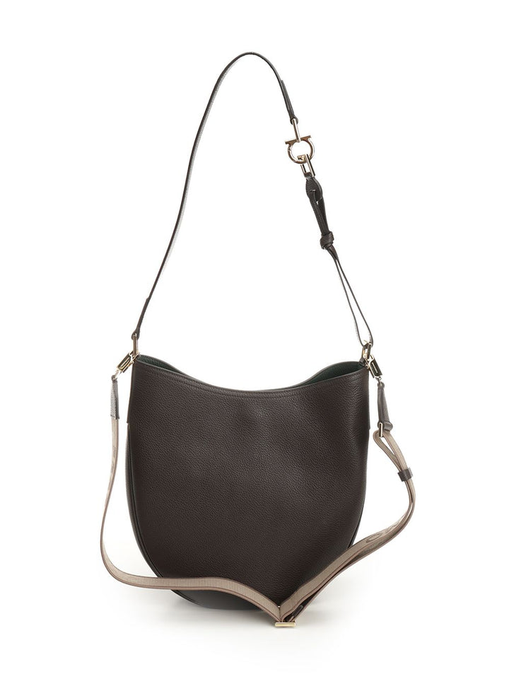 Ferragamo North-South Shoulder Bags - Marrone | 34ed4765793df4611de63857c4625537eb2ca742