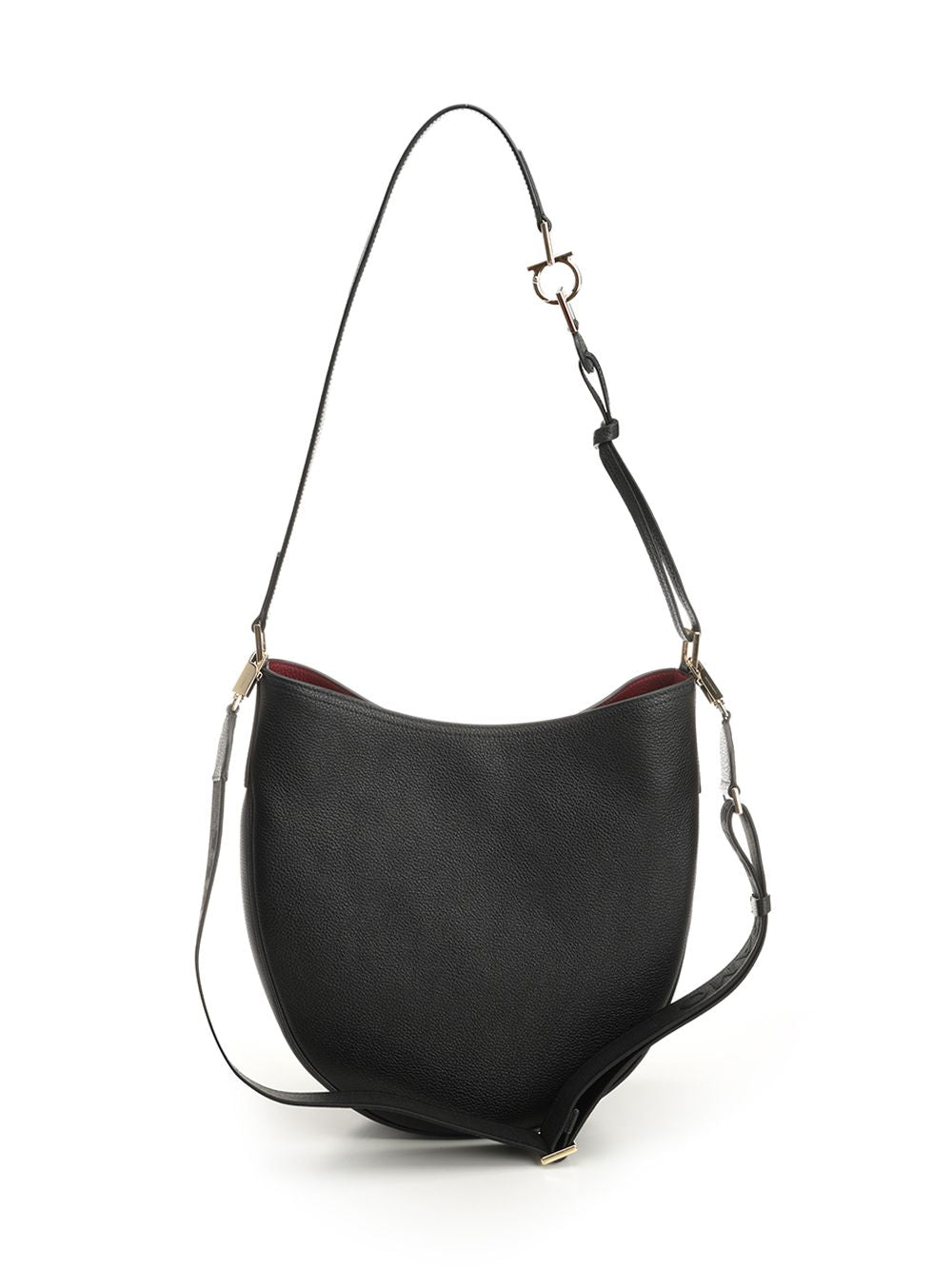 Ferragamo North-South Shoulder Bags - Nero | a68891a61df08e39a758ef6282b5f63a576ad432