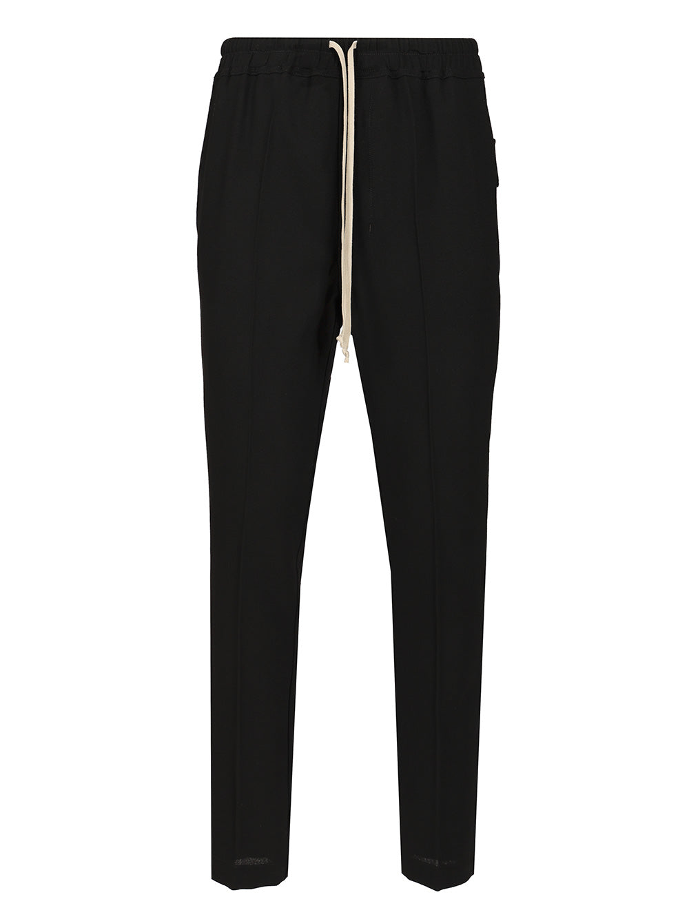 Rick Owens Wool  With Drawstring Trousers - Nero | 0c931dc7458b082fcfb7ce4a5a1c81f7d476710a