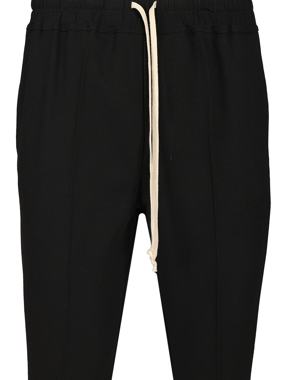 Rick Owens Wool  With Drawstring Trousers - Nero | 8d89644ce6821057120608e0ea1cda7032fc5d1f
