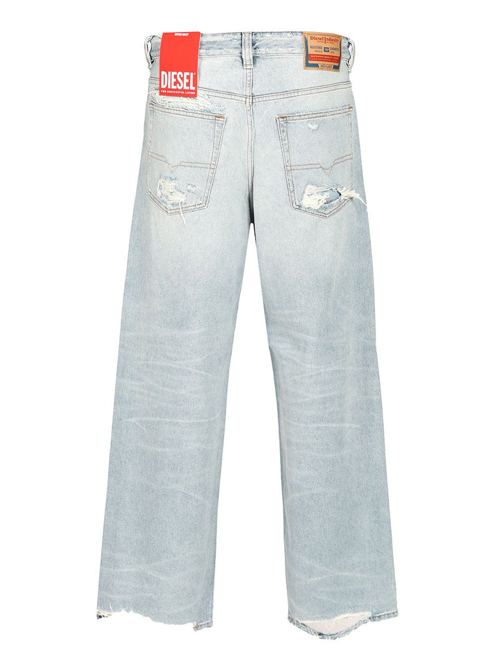 Diesel 2001 D-Macro 0dbeb Jeans - Light blue | 15210168643a2f320f6e53b5902f80e89b972631