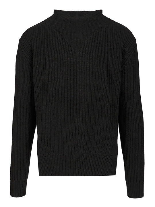 Fisherman'S Sweater Knitwear Nero