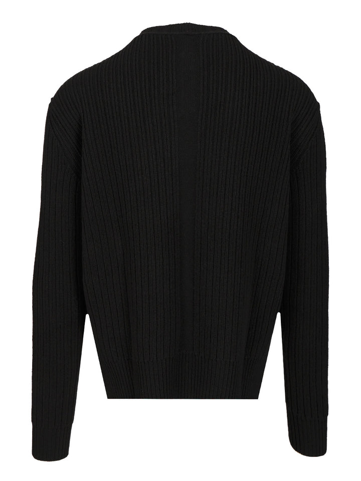 Rick Owens Fisherman's Sweater Knitwear - Nero | 4dd6bf602bacc788837a3855eaaca2dbd214645a