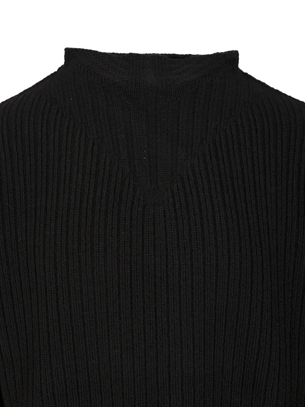 Rick Owens Fisherman's Sweater Knitwear - Nero | 7765d0a29b79953c6c9915b68bd14281b880a622