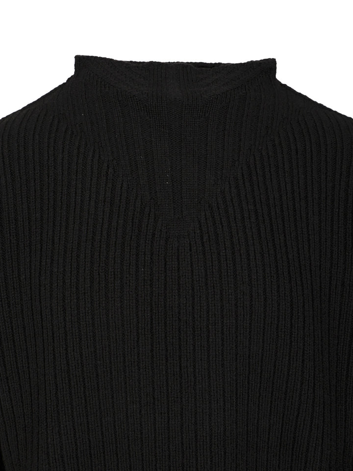 Rick Owens Fisherman's Sweater Knitwear - Nero | 7765d0a29b79953c6c9915b68bd14281b880a622